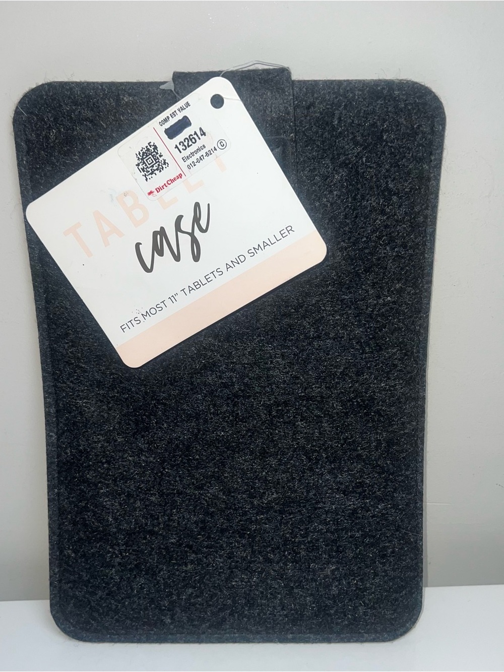 Vivitar Tablet Sleeve Case - Dark Gray Felt